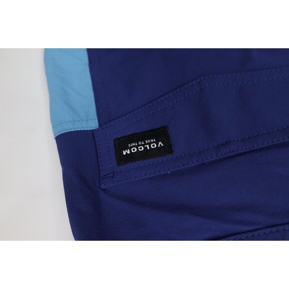 New Volcom Surfing Mens 38 Stretch Color Block Striped Liberators Board Shorts - Picture 14 of 14